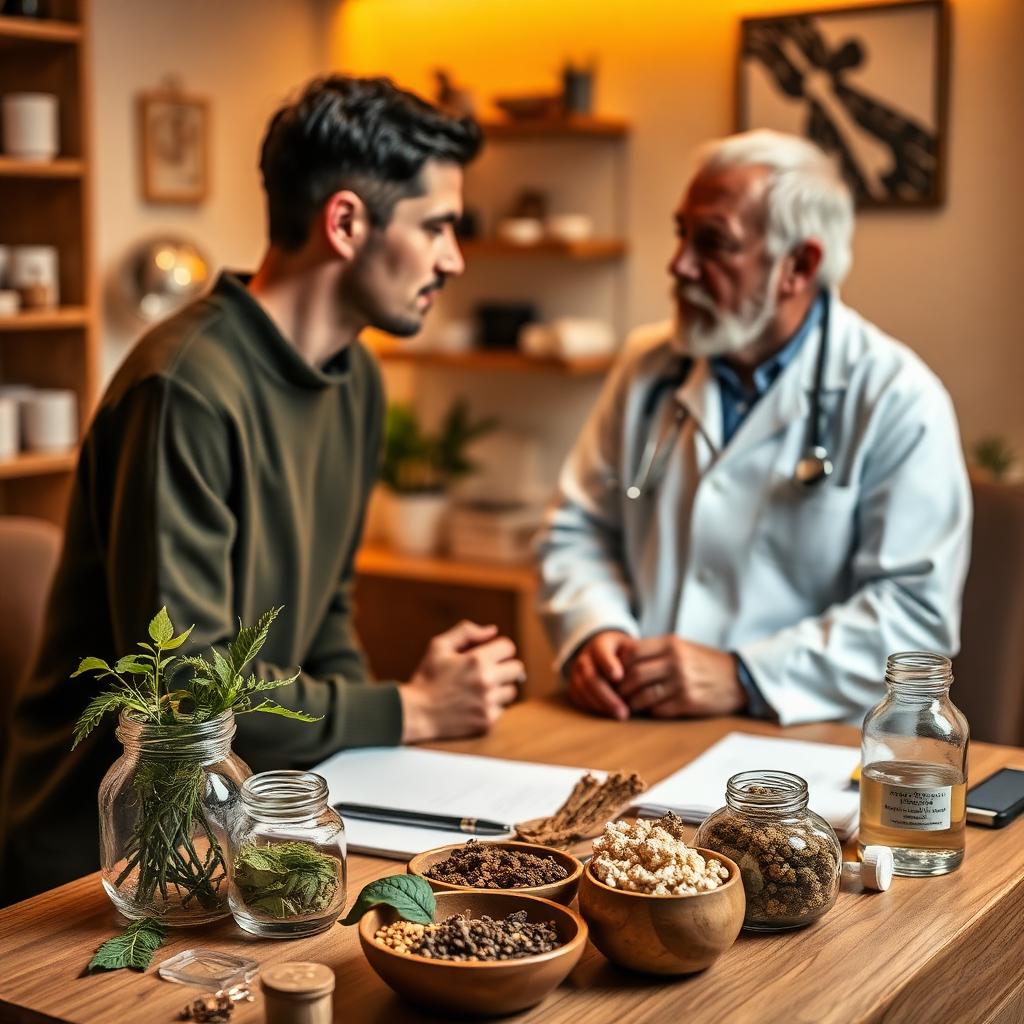 Holistic medicine session